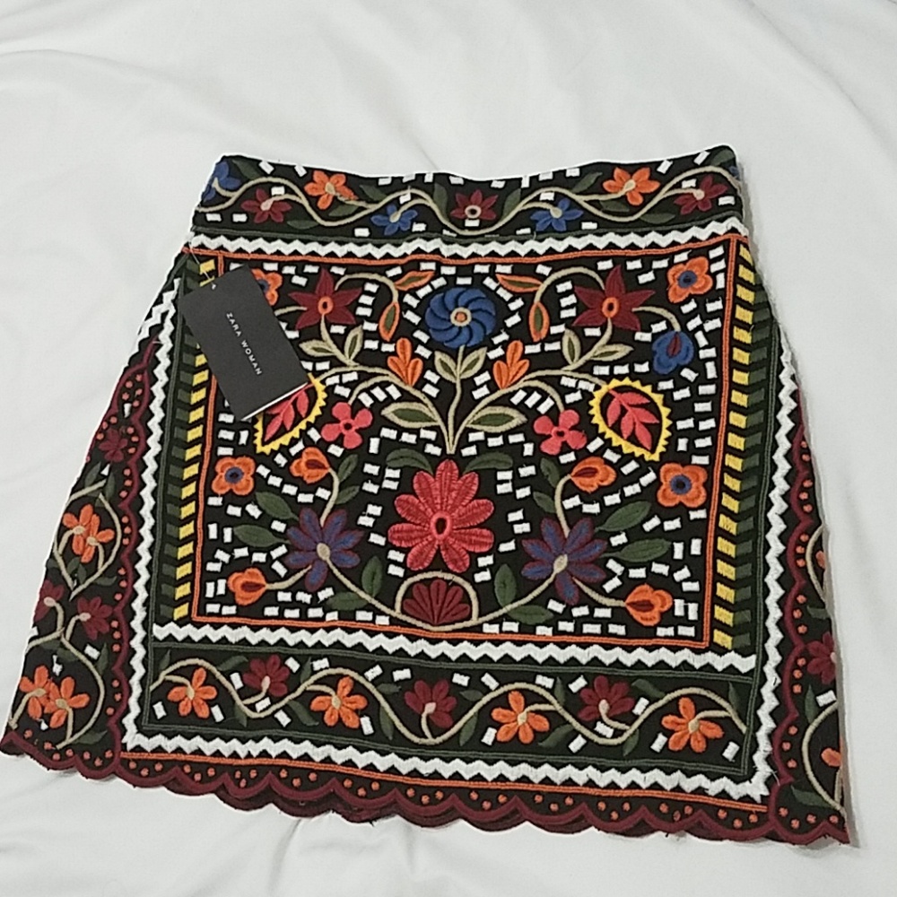 Embroidered Skirt